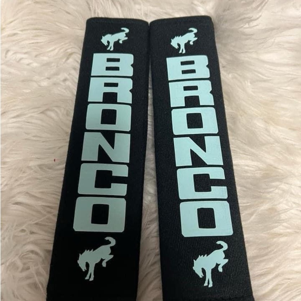 Broncos seatbelt cover